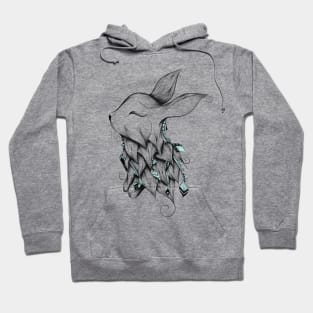 Poetic Rabbit Hoodie